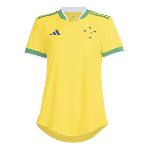 9976JJRQA2_627084f7-5fa7-4608-85d5-362fded59133-2 Jersey Cruzeiro 2026/27 World Cup Fan - Women's Yellow Green - Image 1
