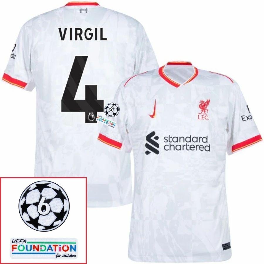 BRINDE-2025-03-06T165541.730_ab426325-1045-4006-abdb-c3ac613d253b Liverpool Virgil 4 Away 2024/25 Patches UCL UEFA Foundation (Official Printing) - Image 1