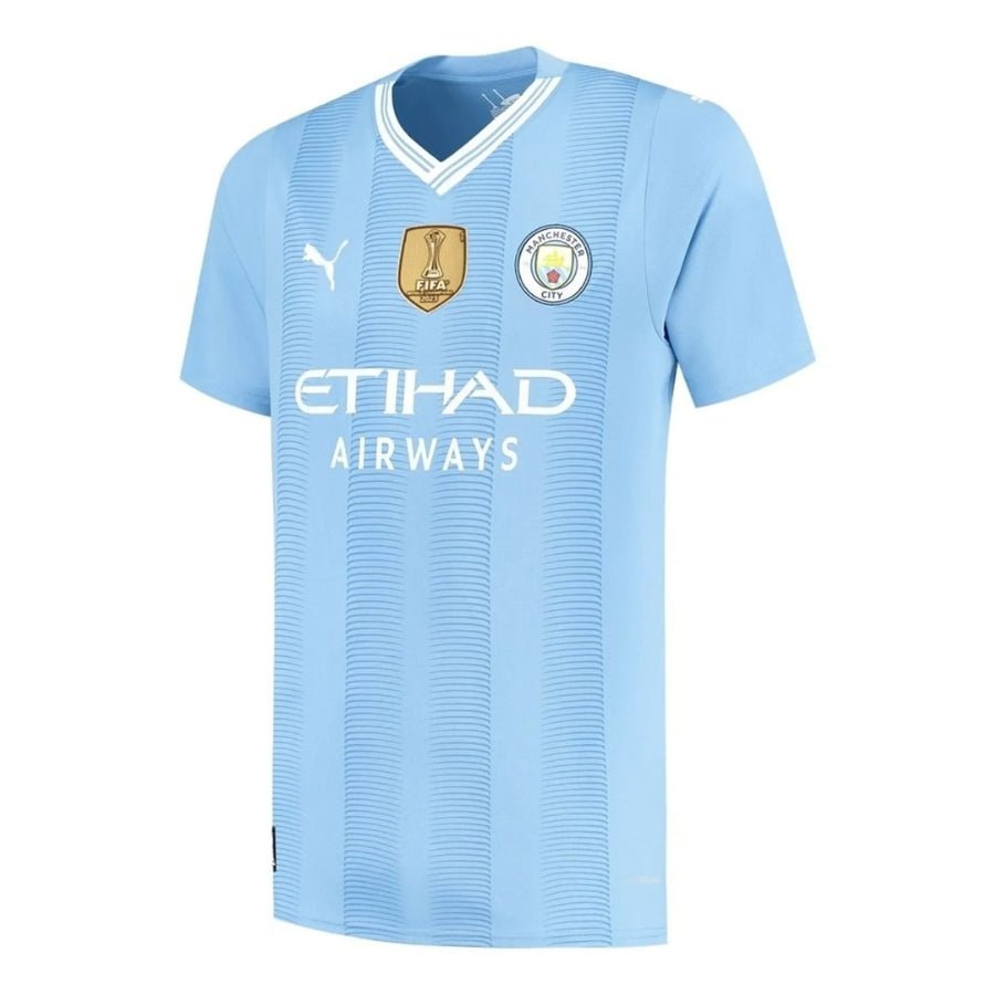 BRINDE_10 Manchester City Home Jersey 2023/24 Patch World Cup - Image 1
