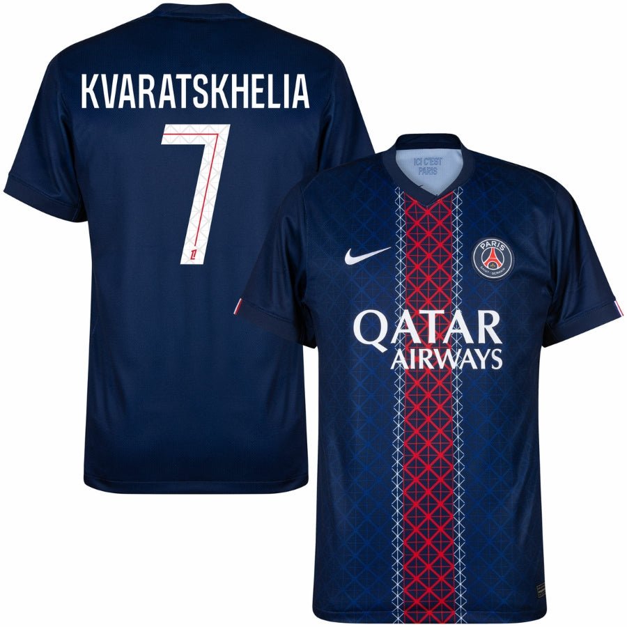 Textodoseuparagrafo-2025-07-14T214731.457 PSG Kvaratskhelia 7 Home Fan Jersey 2025/26 - Image 1