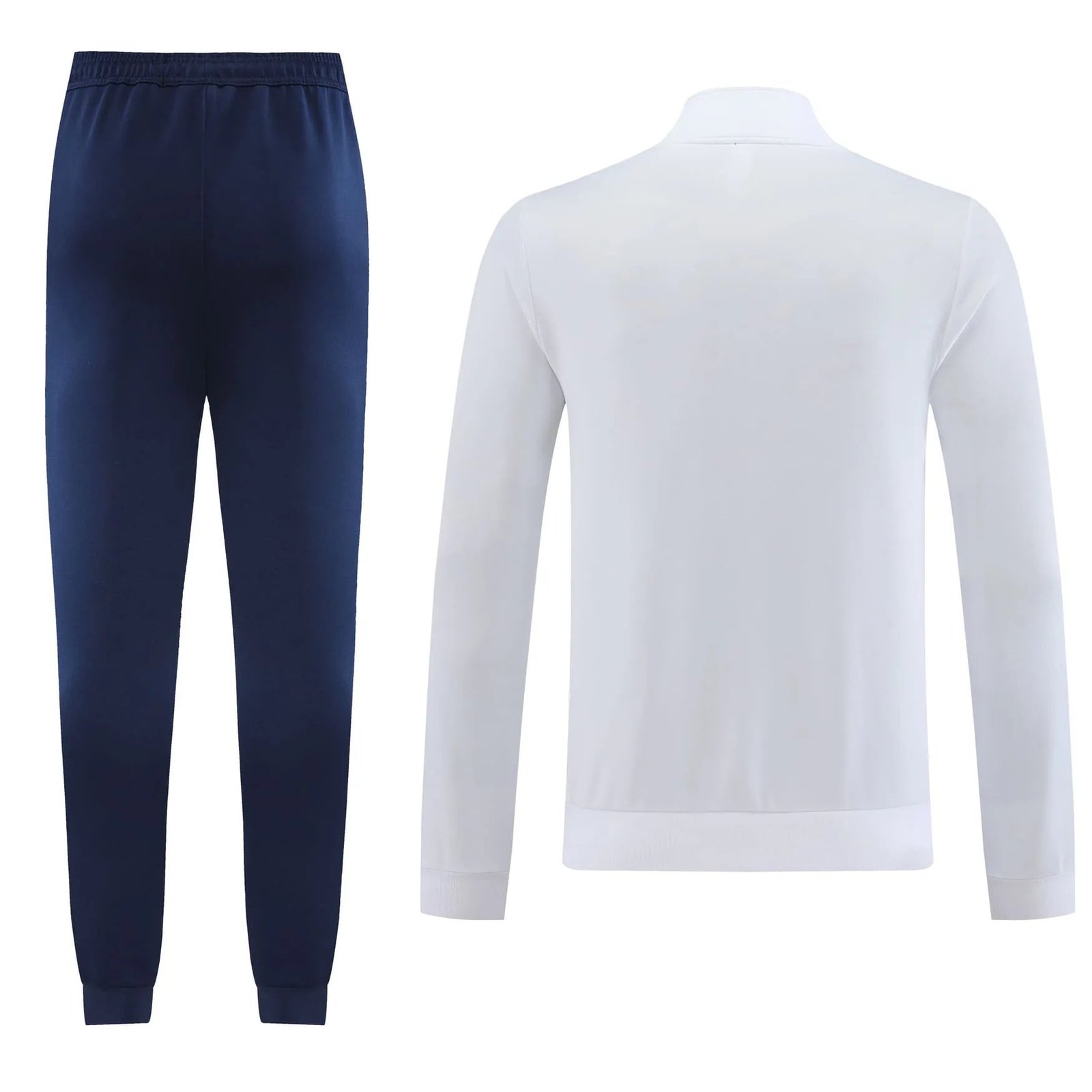 Kit Real Madrid Long Zipper White and Blue - Image 2